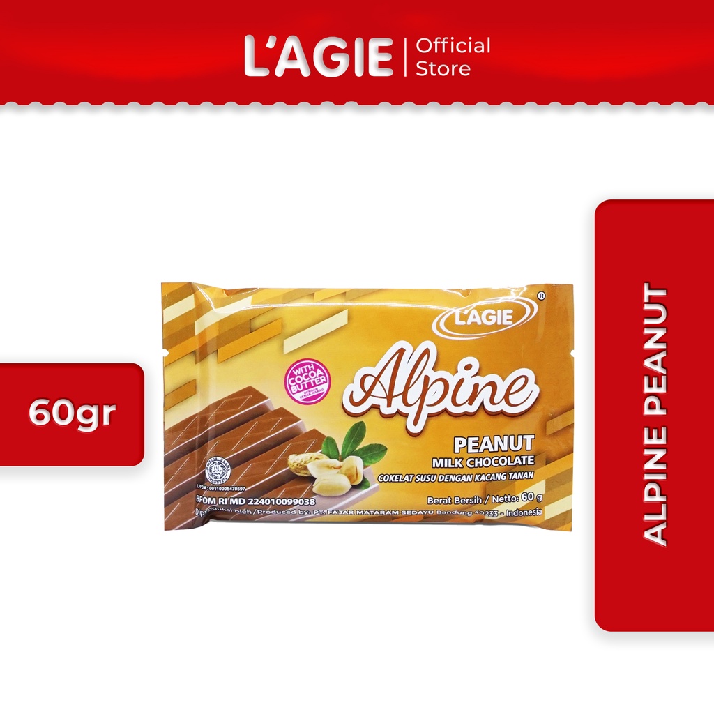 

Lagie Coklat Kacang Tanah Alpine Peanut 60gr