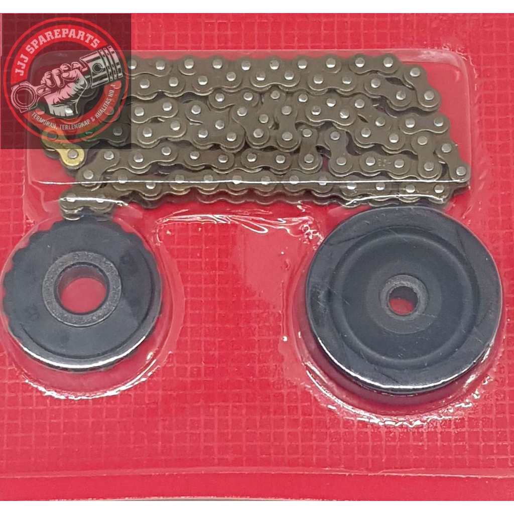 Rantai Keteng Set Revo Absolute Blade KWB 06141-KWB-505