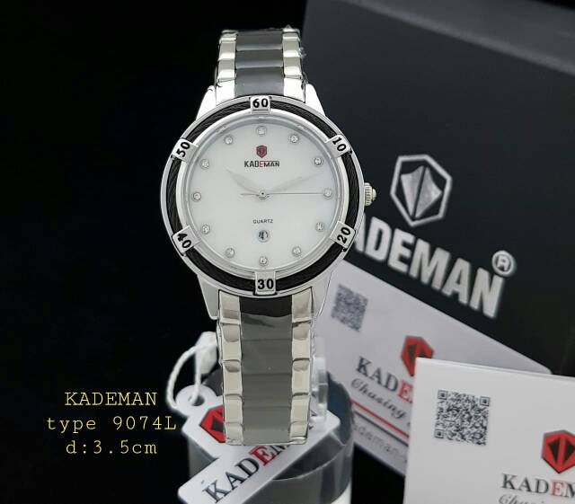 Jam wanita Kademan 9074 original tahan air