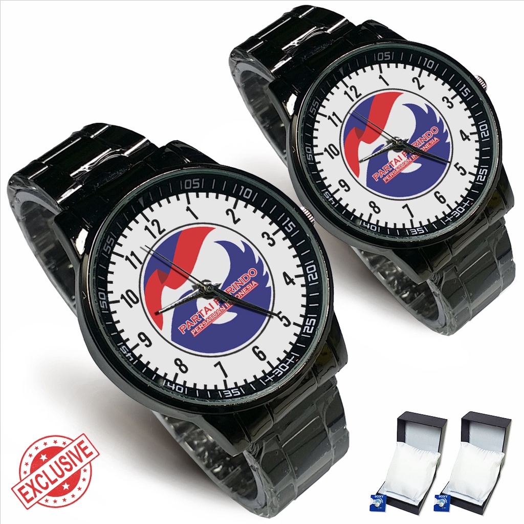 Jam Tangan Rantai Couple PARTAI PERINDO (Nice)