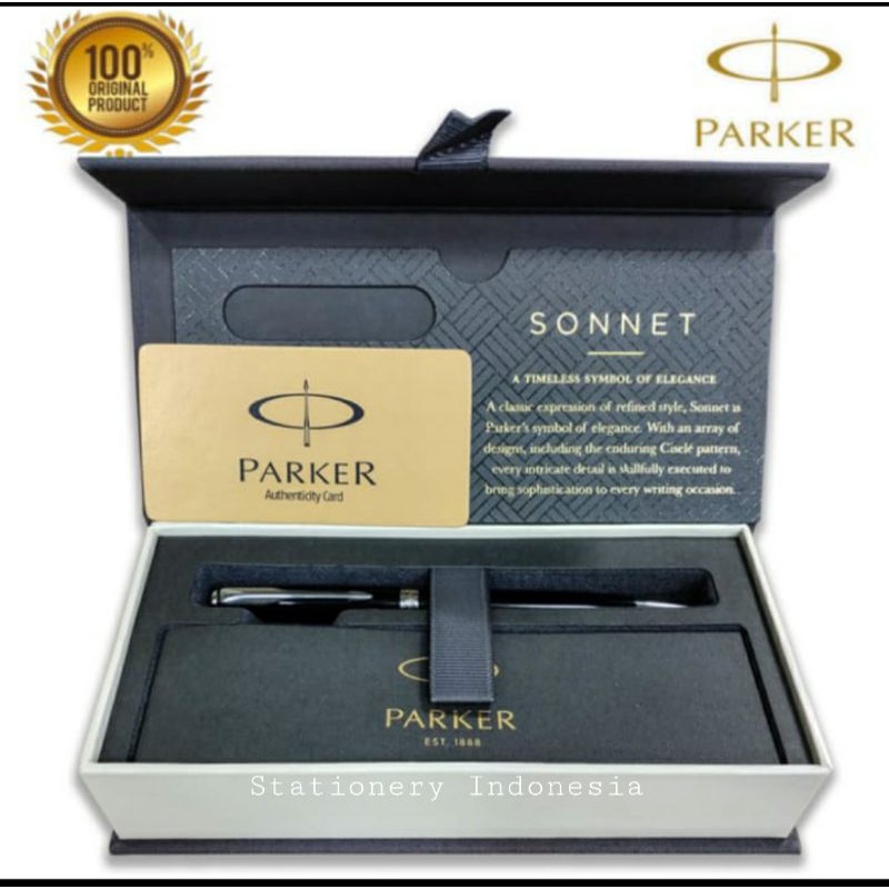 

Ballpoint Bolpen Pena Parker Sonet Putar original sonnet parker pen