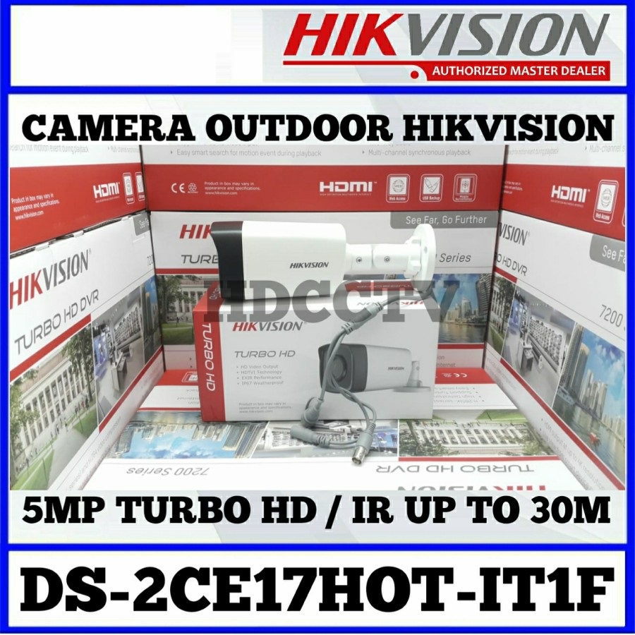 CCTV HIKVISION OUTDOOR 5MP DS-2CE17H0T-IT1F IR 30m