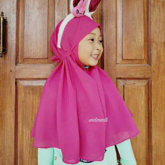 Jilbab instant anak mariyam size 60*70 untuk usia 5-12 th