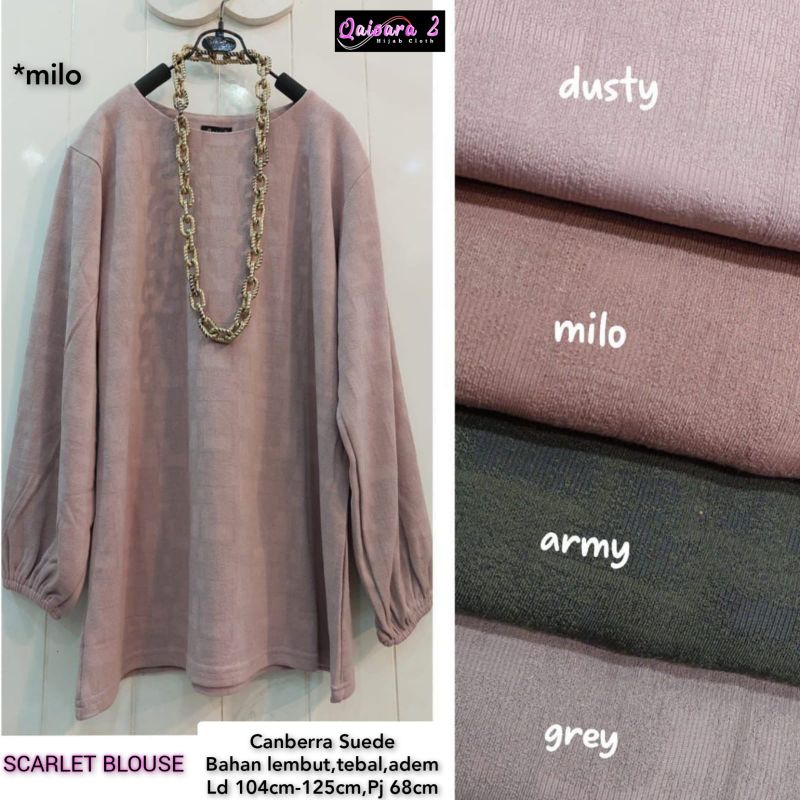 scarlet blouse by qaisara