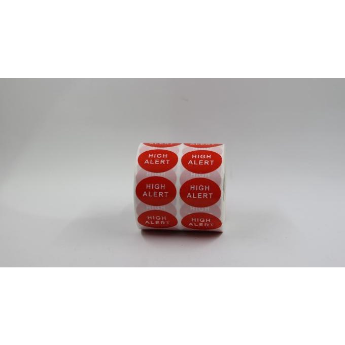 

STIKER PASIEN RUMAH SAKIT LABEL LASA DAN HIGH ALERT SIZE 40X20