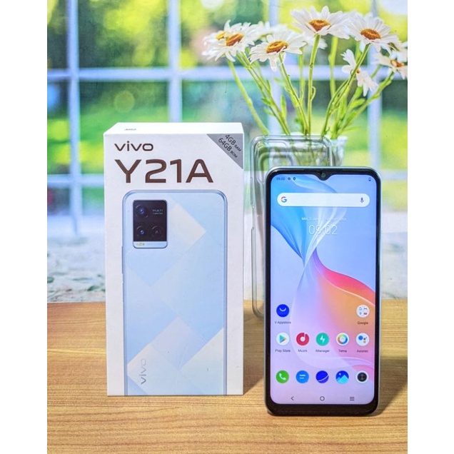 Vivo Y21 Ram 4/64gb Ex Resmi Indonesia Fullset Like New