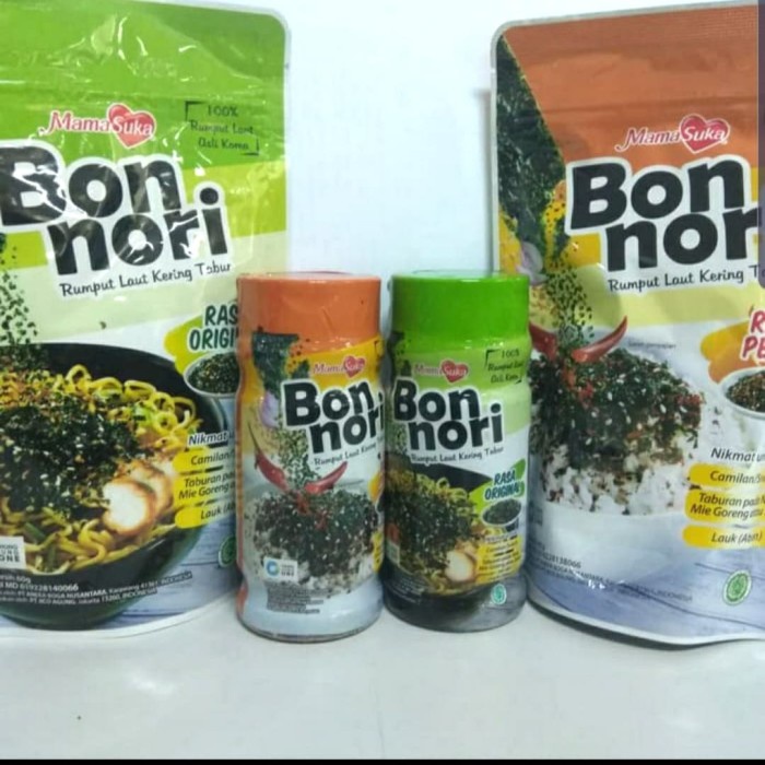

ABON- BON NORI 60GR ORIGINAL - ORIGINAL -MAKANAN-KERING.