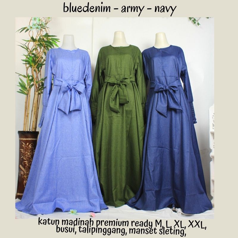 Gamis KATUN MADINA PREMIUM polos daily umbrella madinah adem wanita dress muslim kajian pengajian