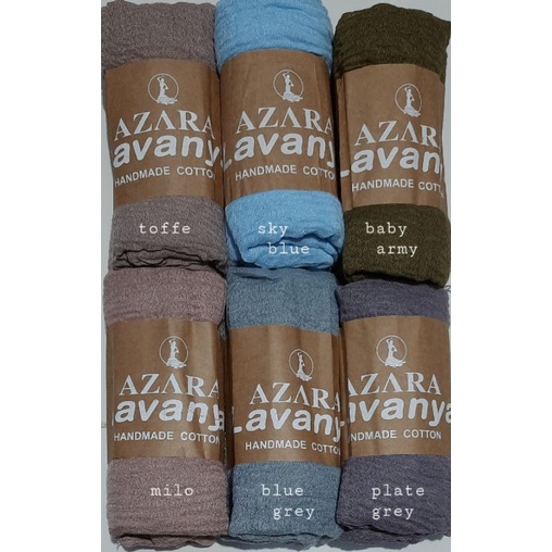 HAYFA - Pashmina Crinkle Lavanya ORIGINAL By Azara Pasmina Negro Shawl Termurah Azahra Hijab Arabian Rawis Kusut 95x190 Pasmina Rawit Kusut Shawl Cotton Ori Turkey Premium Kerudung Crincle Surabaya Jilbab Turki