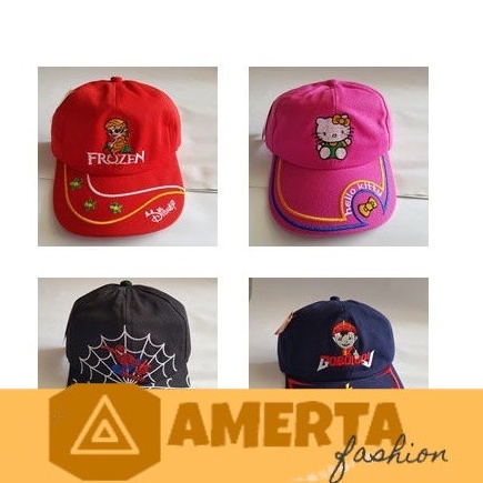 TOPI ANAK LAKI LAKI PEREMPUAN BASEBALL BUCKET HAT ANAK COWOK CEWEK 2 3 4 5 6 7 8 9 TAHUN LUCU 1 FASH