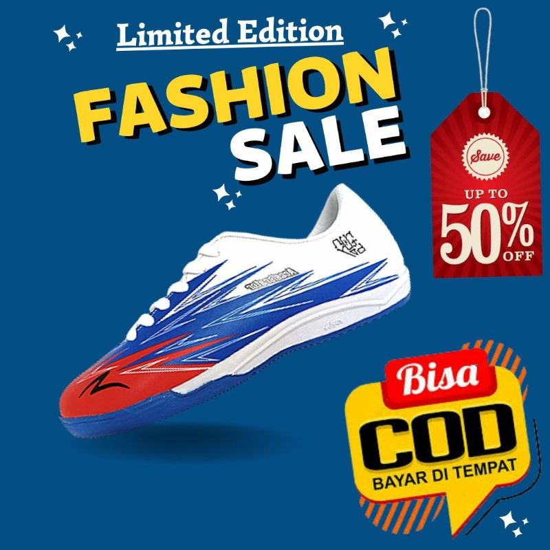 Sepatu Futsal Specs Accelerator Lightspeed 3 Biru Putih Runtuboy Terbaru 2021 Sepatu Putsal Footsal 