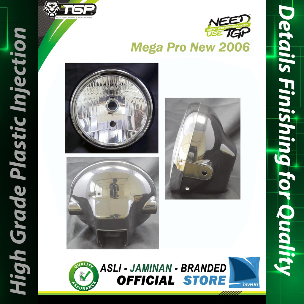 Reflektor / Lampu Depan Honda Mega Pro New 2006 - Front Lamp TGP