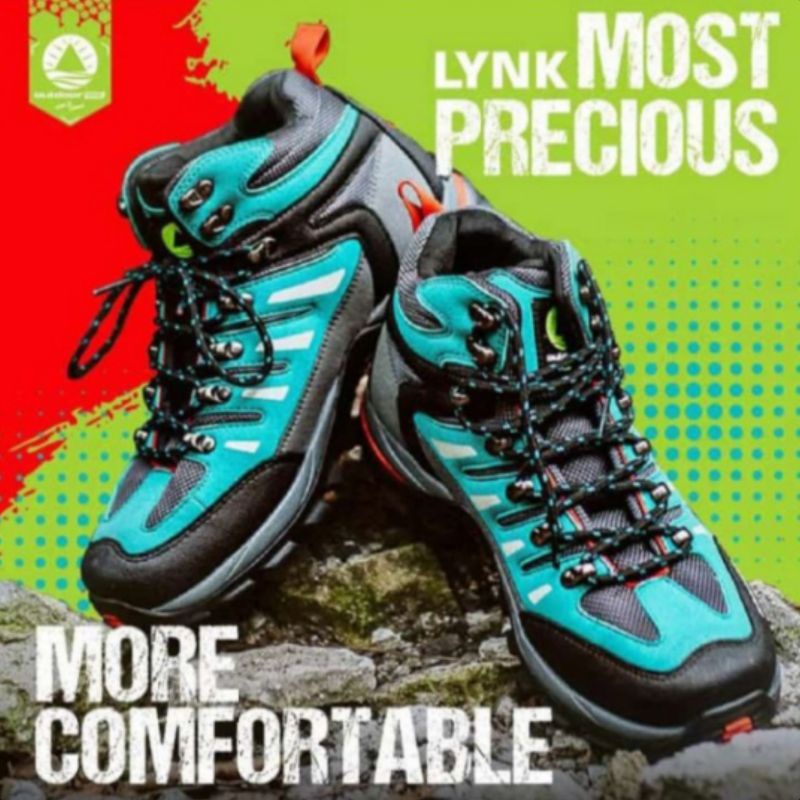Sepatu Trekking Gunung Outdoor Pro Lynk Sepatu Pro Outdoor Lynx Link