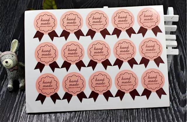 Sticker label thanks you/ sticker packing/ sticker label handmade