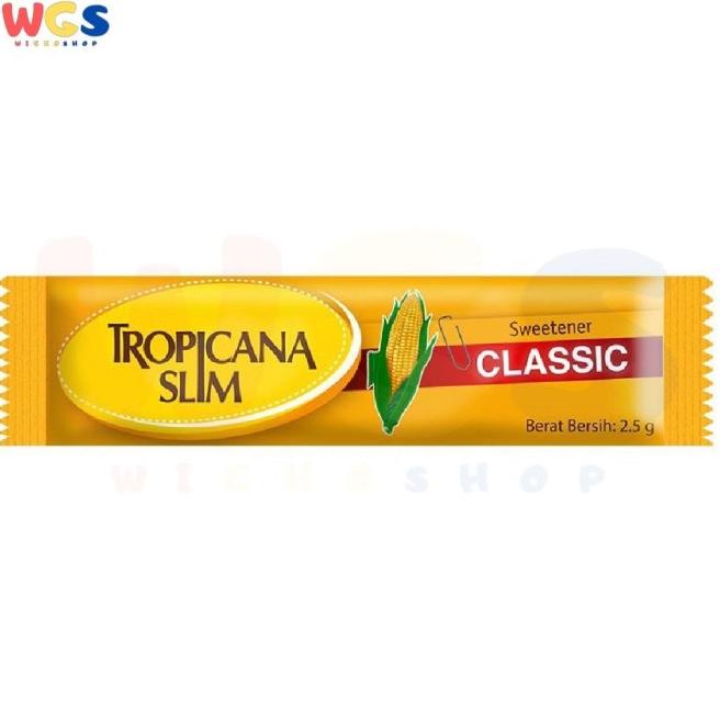 

TROPICANA SLIM CLASSIC SWEETENER 100 SACHETS X 2.5G - GULA DIET