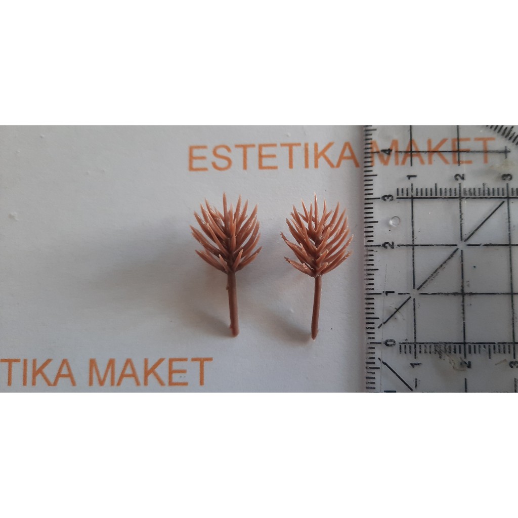 pohon maket/ miniatur tanpa daun tinggi 3 cm