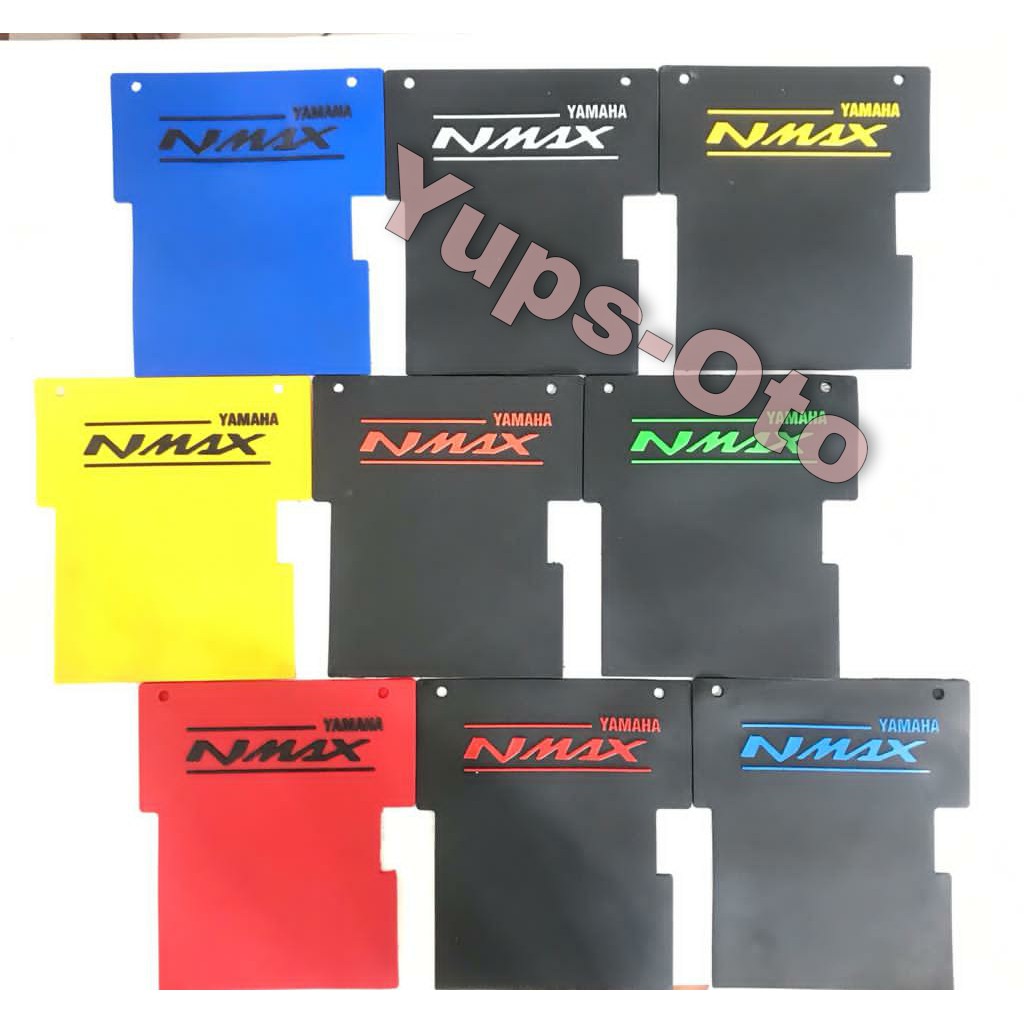 MUD FLAP YAMAHA NMAX TULISAN MUDFLAP NMAX ANTI LUMPUR NMAX KARET PELINDUNG DINAMO STARTER TULISAN