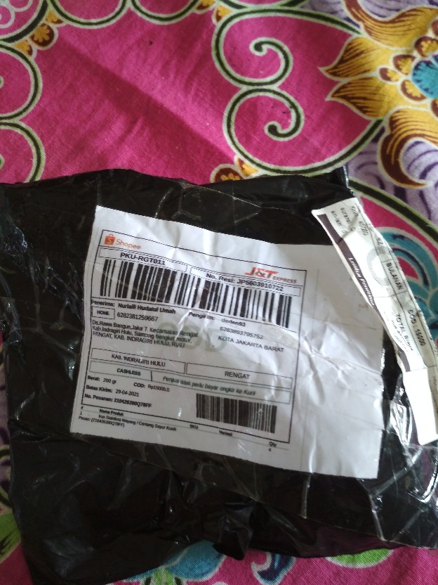 Irus Stainless Wayang / Centong Sayur Kuah