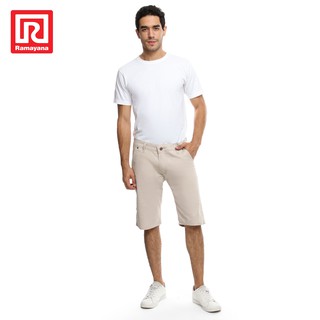  Ramayana  Raf21 Pakaian Pria  Celana  Chinos Pendek  Beige 