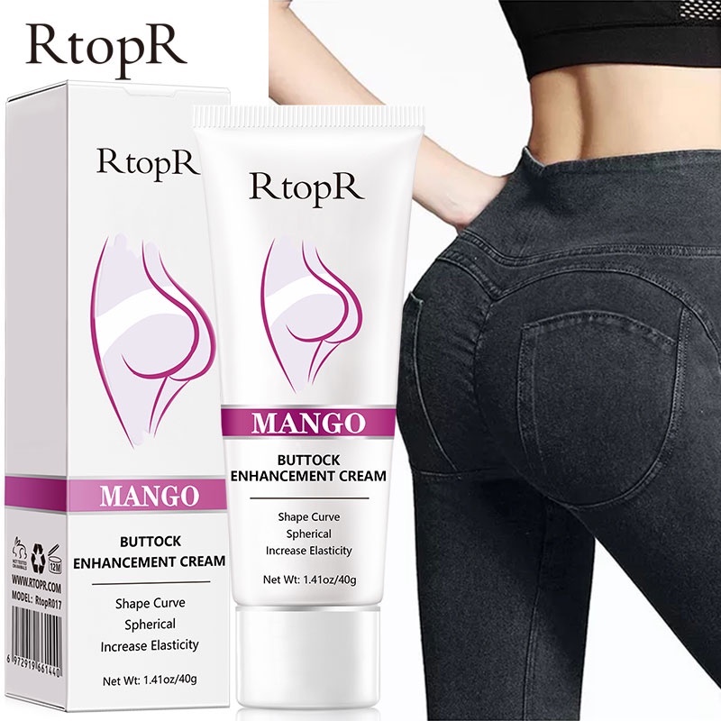 RtopR Sexy Buttock Enhancement Cream Body Skin Care Hip Firming Cream Whitening Moisturizing Anti-Aging Buttock Treatment Mango