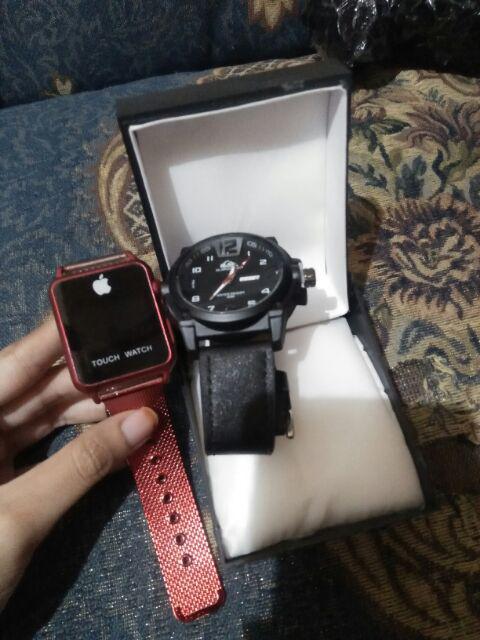 [WBS] FREE BATERAI JAM TANGAN IPHONE APPLE TALI RUBBER