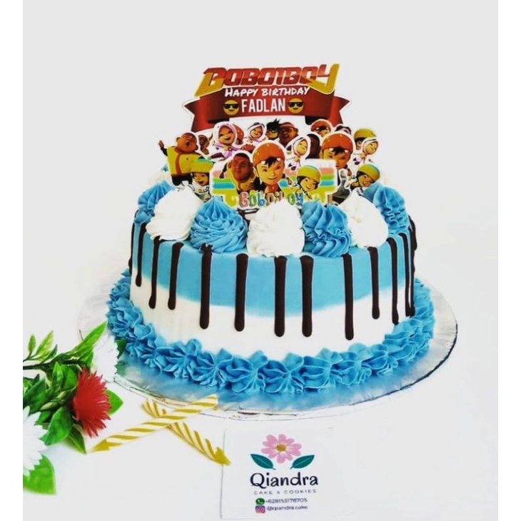 

kue ulang tahun 14cm Boboiboy