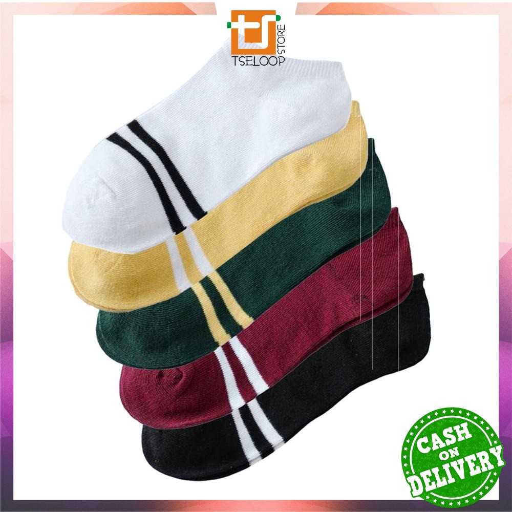 OFM - P51-P54 Kaos Kaki Pendek Dewasa / Kaos Kaki Semata Kaki / Kaos Kaki Ankle Motif / Short Socks-5