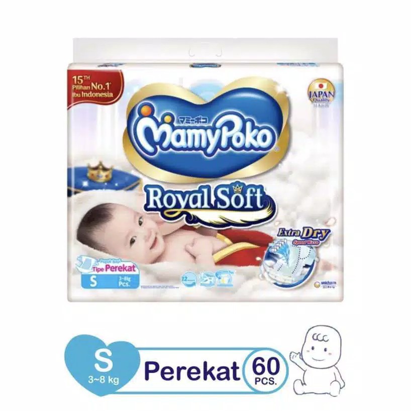 MAMYPOKO ROYAL SOFT / DIAPERS BAYI / POPOK BAYI