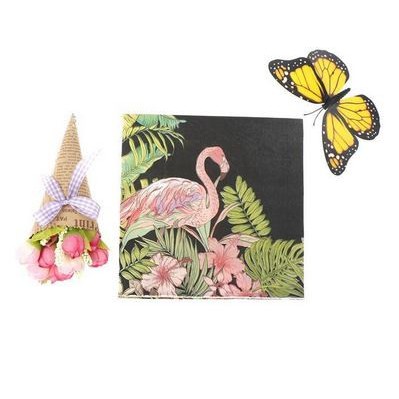 Decoupage Napkin - Tissue Decoupage 2Ply AN-Pink Flamingo #01