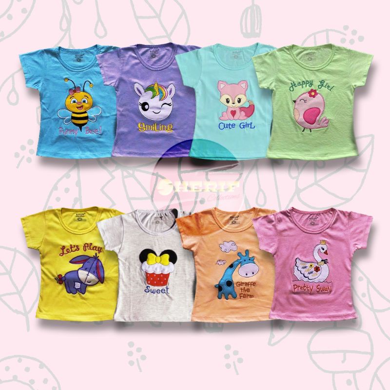 BAJU ANAK PEREMPUAN KAOS ANAK PEREMPUAN BAJU KAOS ANAK PEREMPUAN ATASAN ANAK PEREMPUAN BAJU ANAK CEW
