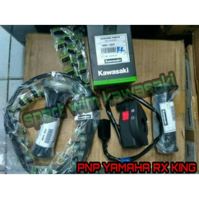Gas spontan sepontan set Yamaha RX KING original kawasaki