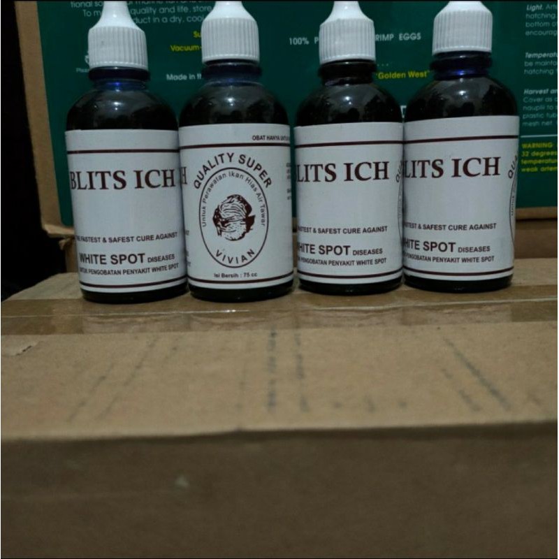 Blitz Icht 70cc obat biru- white spot- jamur- itch