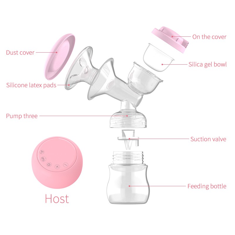 [ Rechargeable ] Cmbear Pompa ASI Elektrik Ganda / Double Electric Breast Pump ZRX-0628