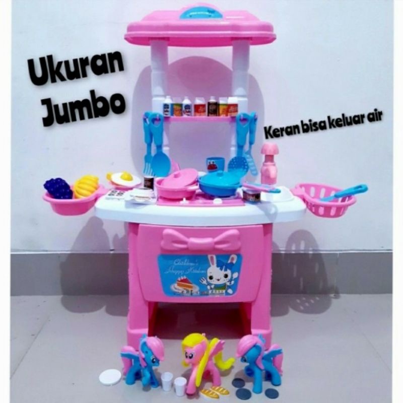 Mainan Kitchen Set Jumbo- Mainan Masak Masakan Besar Anak Perempuan