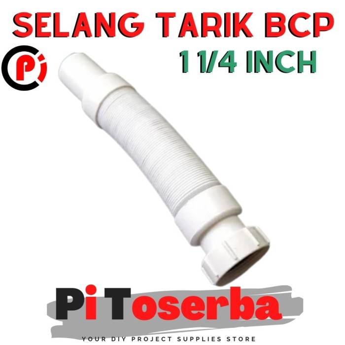 Selang Tarik BCP Bak Cuci Piring Pembuangan Air Sink Hose 1 1/4 Inch