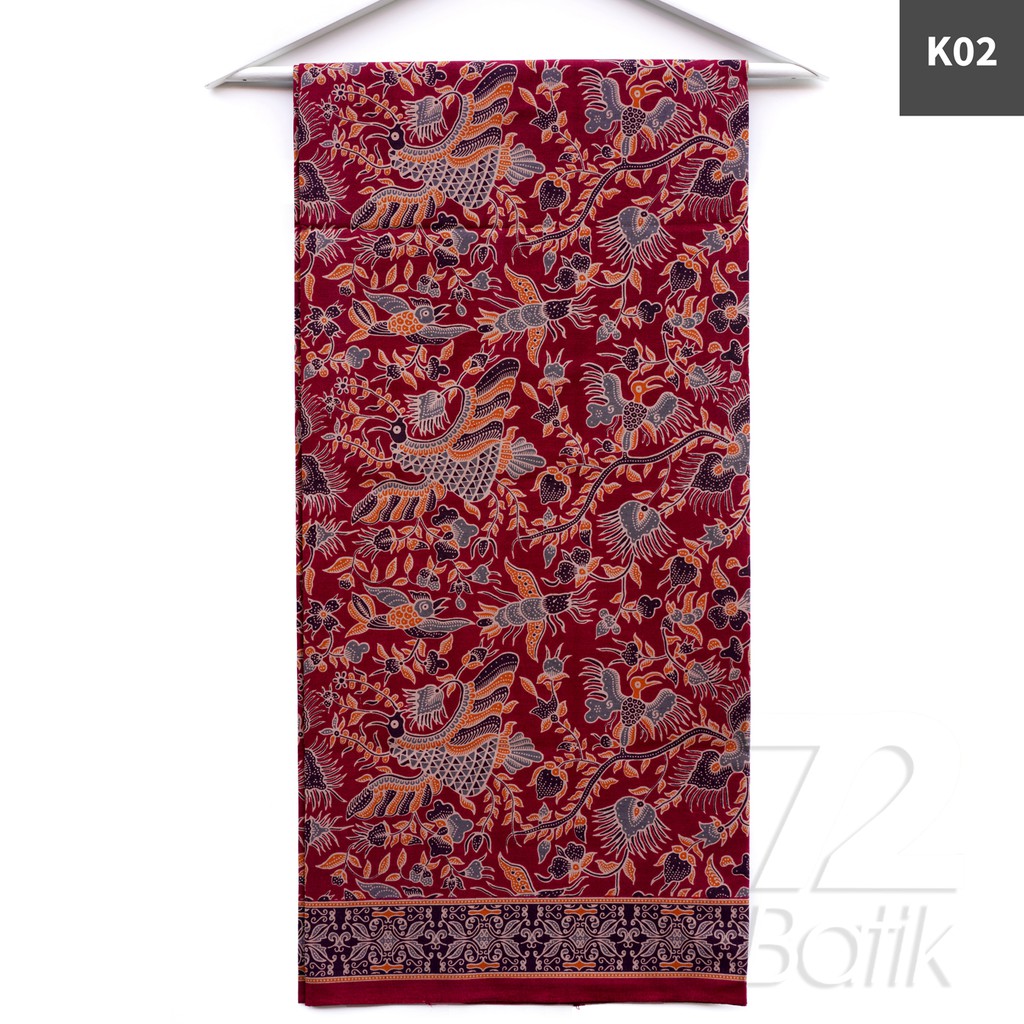 KAIN BATIK PREMIUM Bahan Katun Motif Burung Warna Hijau Ijo Tua 726110 Cap 72 Jarik Jarit Samping Kebat Panjang Batik Katun Modern Premium Bahan Seragam Batik Pernikahan Kantor Keluarga Murah Kamen Jadi Batik Bali Lembaran