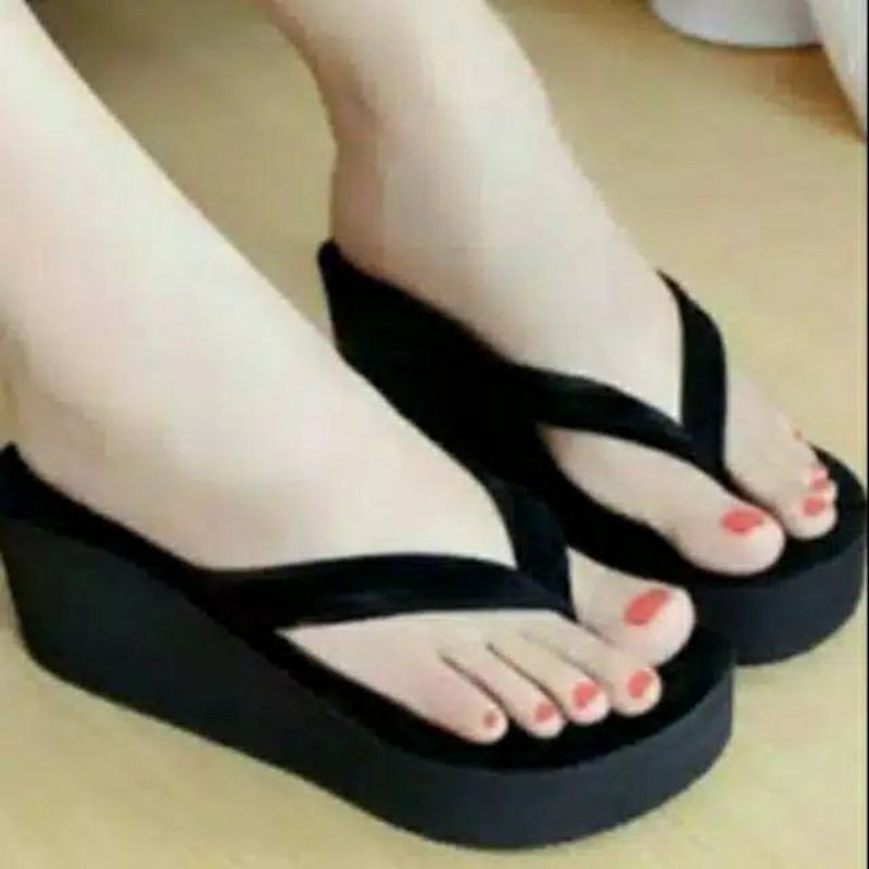 wedges sandal jepit polos