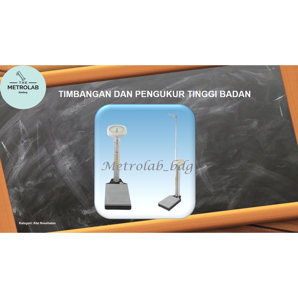 Timbangan Badan dan Pengukur Tinggi Badan