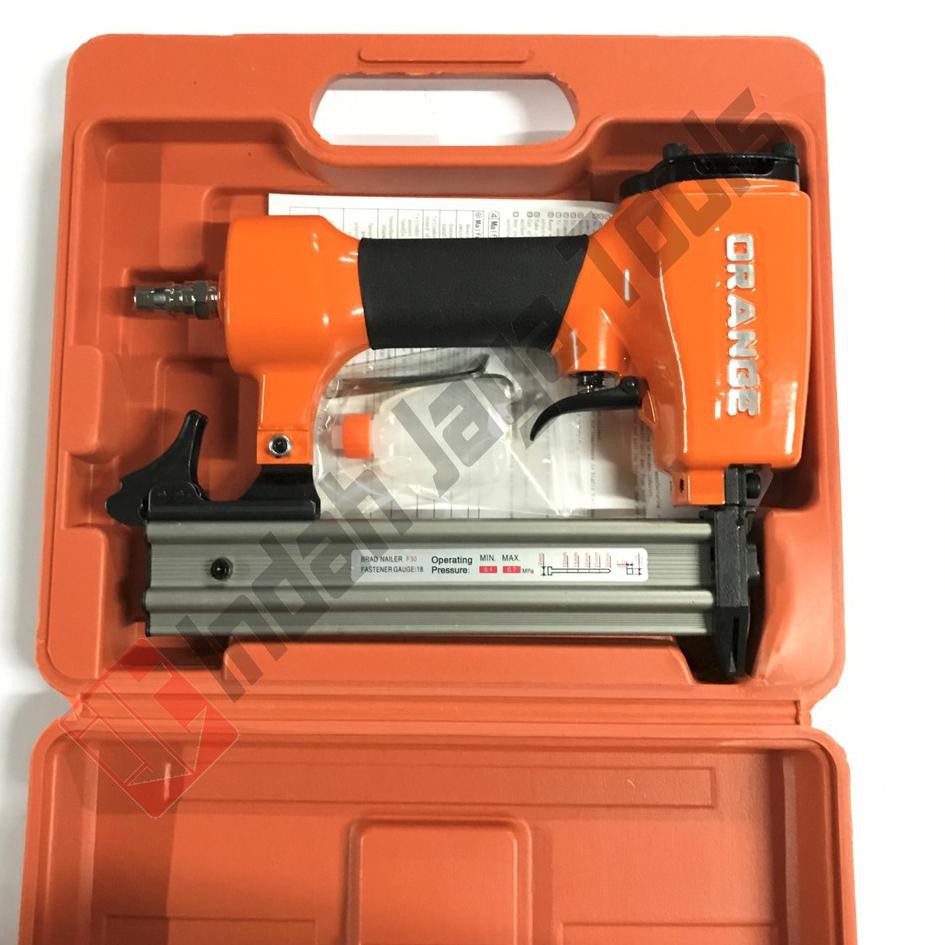 

QIHC ORANGE Air Nailer F30 - Mesin Alat Paku Tembak Staples Stapler .