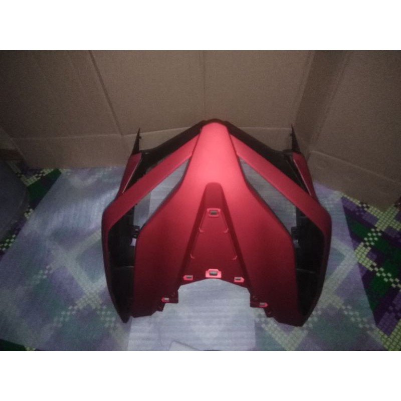 Full Set Tameng Body depan Sayap Samping vario 150 new 2019 2020 warna merah Doff Matte red doff