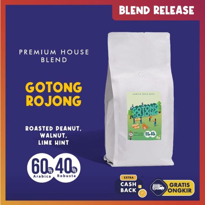 

LIMITED! House Blend GOTONG ROJONG 1kg Biji Kopi 50Arabika 50Robusta