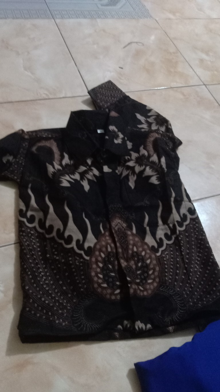 Batik Couple Ayah Dan Anak Laki Laki Lengan Panjang  Modern