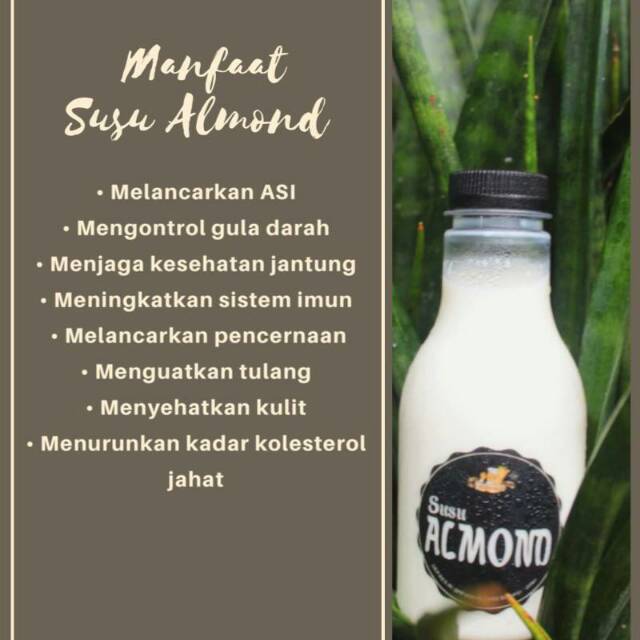 

Susu almond premium