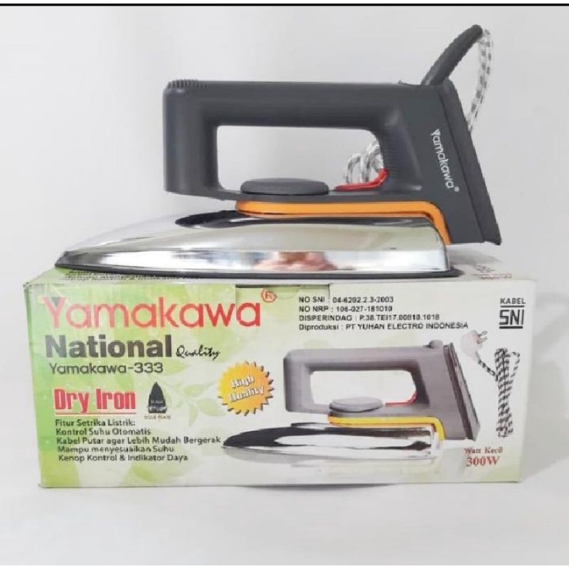 Setrika YAMAKAWA TD - 333 Dry Iron Anti Lengket TD - 333 Murah Berkualitas
