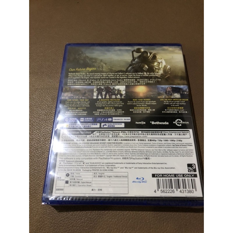 kaset ps4 fall out 76 / fallout76 ONLINE