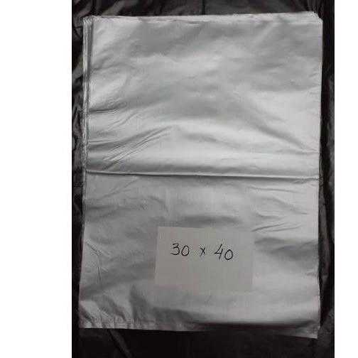 Plastik Packing 30x40 HD Isi 100 Non Plong Abu Silver