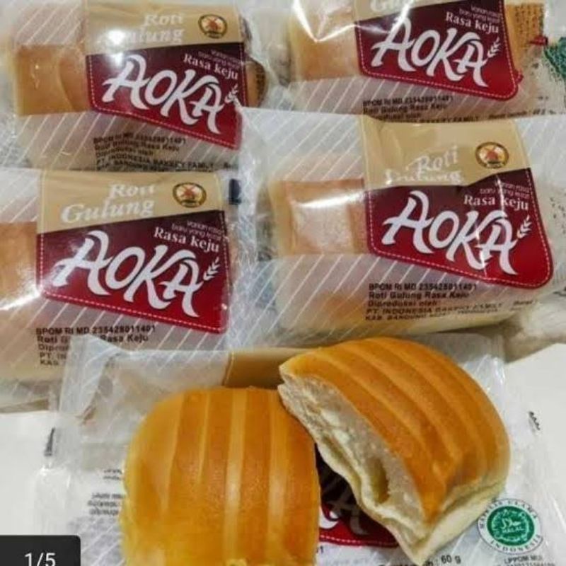 AOKA Roti Panggang Dan Roti Gulung 65 g