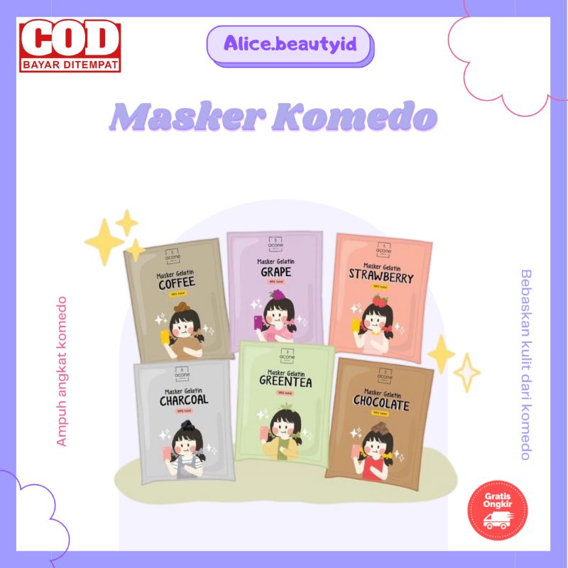 Masker Komedo pengangkat komedo ampuh