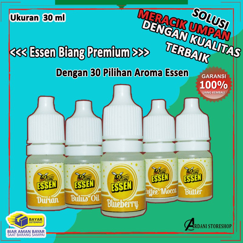 Esen Umpan Pancing Essen Biang Susu Premium Mancing Ikan Mas Lele Patin Bawal Galatama Oplosan 30 ml