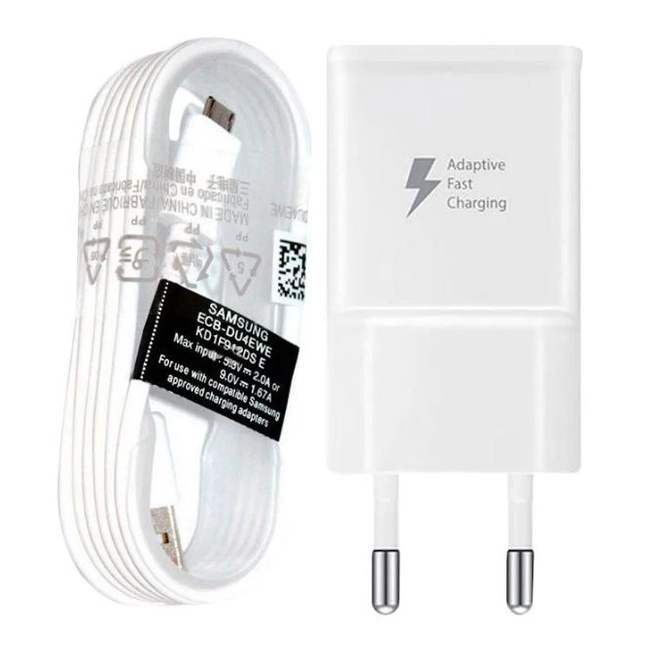 Charger SAMSUNG 15 Watt Fast Charging USB Tipe C / Micro Original